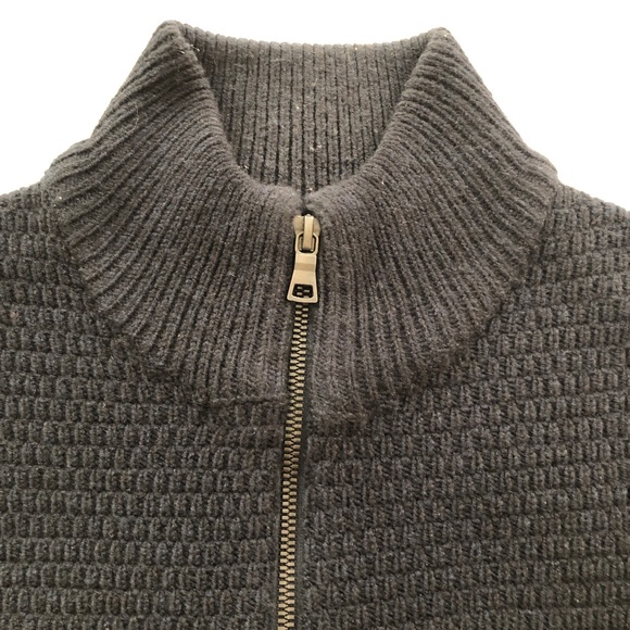 Men's Textured Zip-Front Cardi/Jacket - Picture 3 of 12